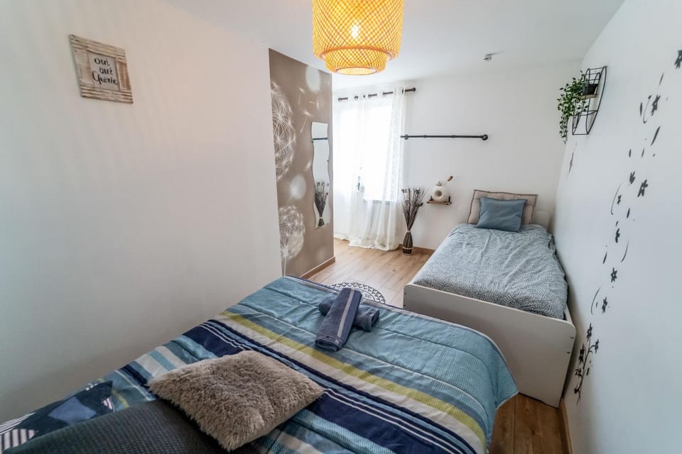 Double Appartement Parking Honfleur 10min plage Apartment in Honfleur