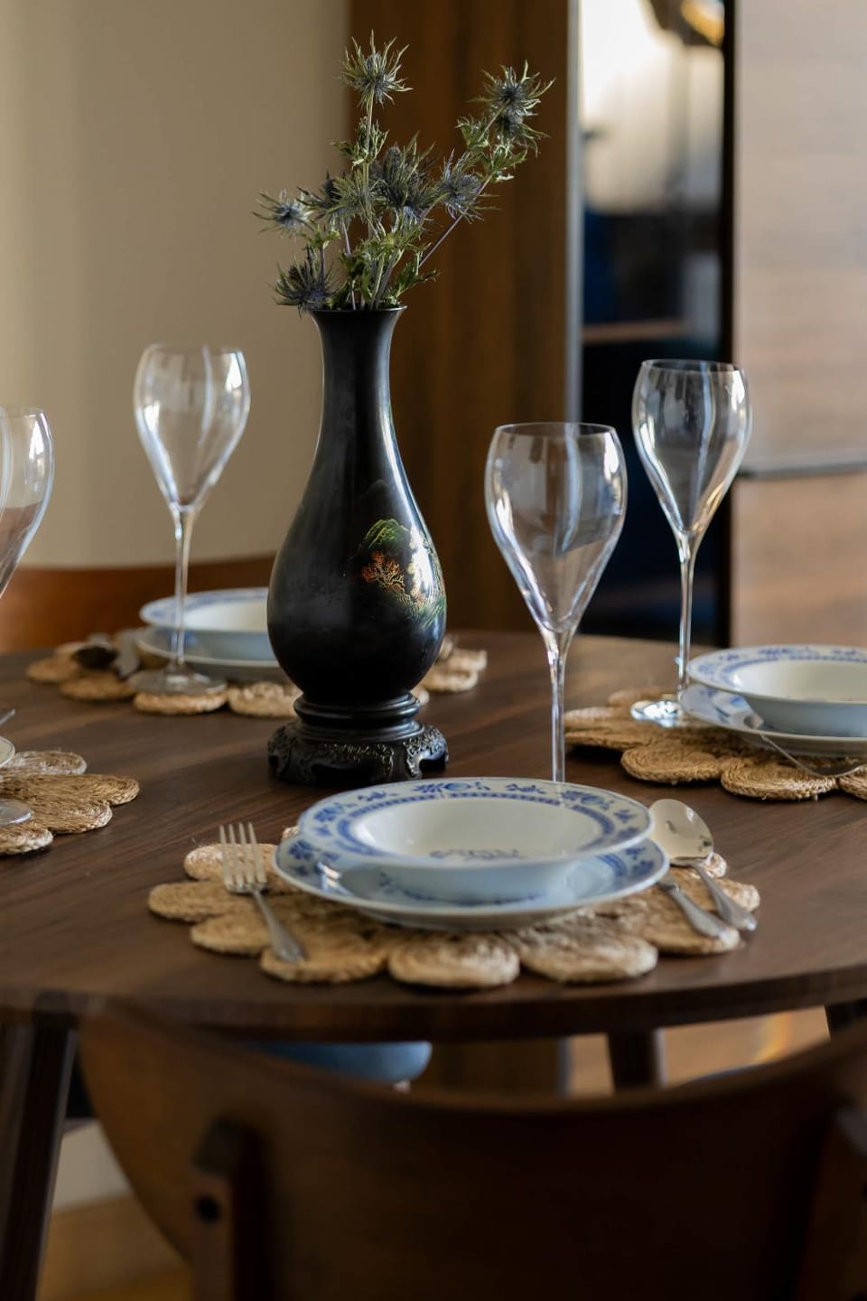 Living room, Decorative detail, Dining area