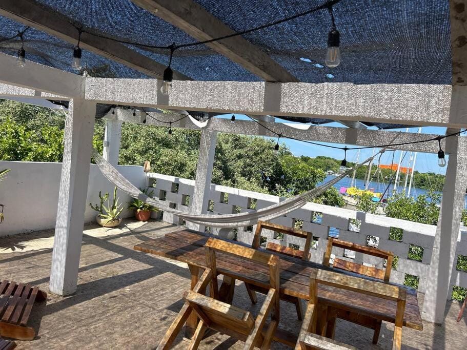 Loft con hermosa vista, terraza y wifi Starlink! Apartment in Isla Mujeres