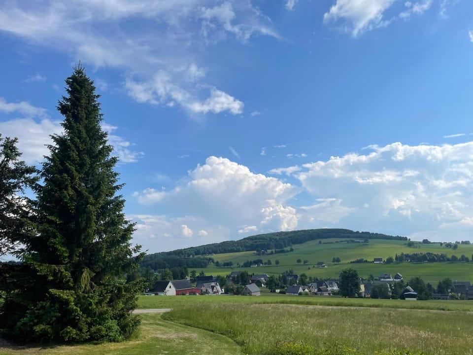 Spring, Natural landscape, Mountain view