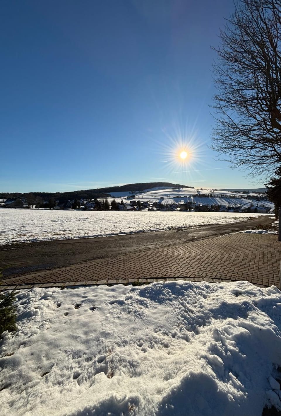 Day, Natural landscape, Winter, Mountain view