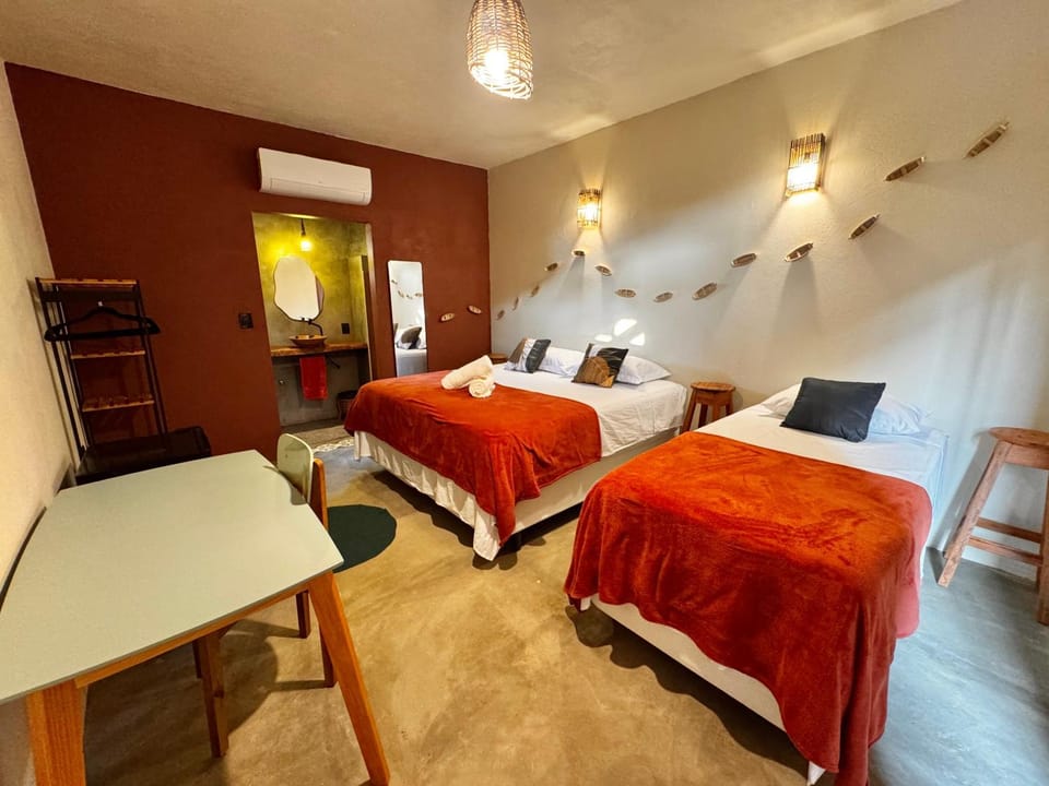 Bed, Photo of the whole room, Bedroom, air conditioner
