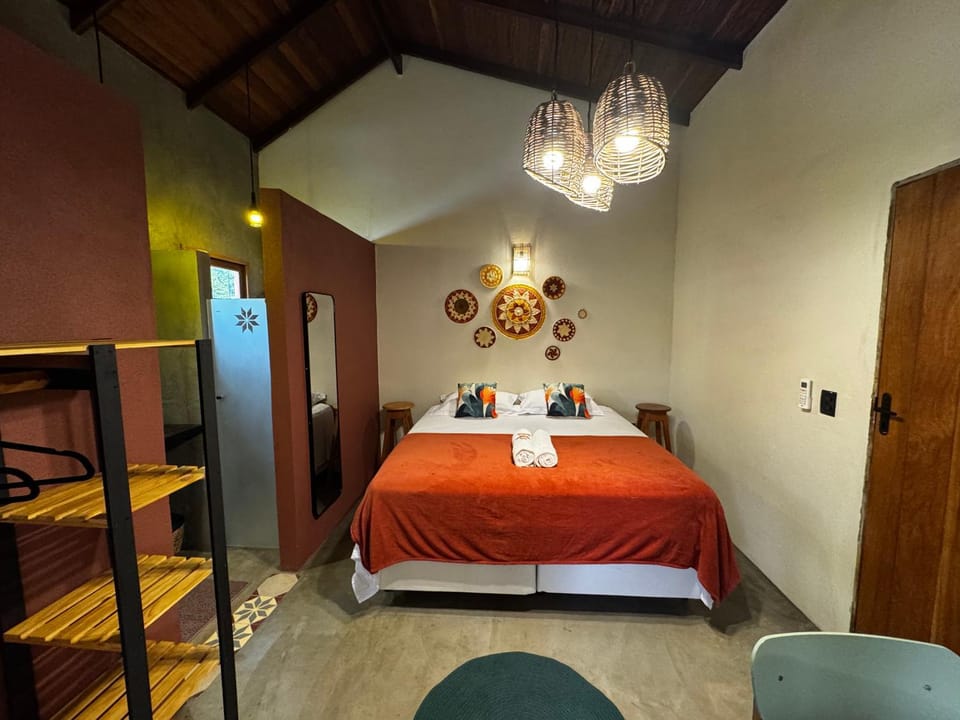 Bed, Photo of the whole room, Bedroom, wardrobe
