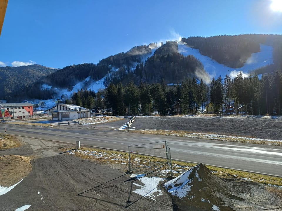 Natural landscape, Winter, Mountain view