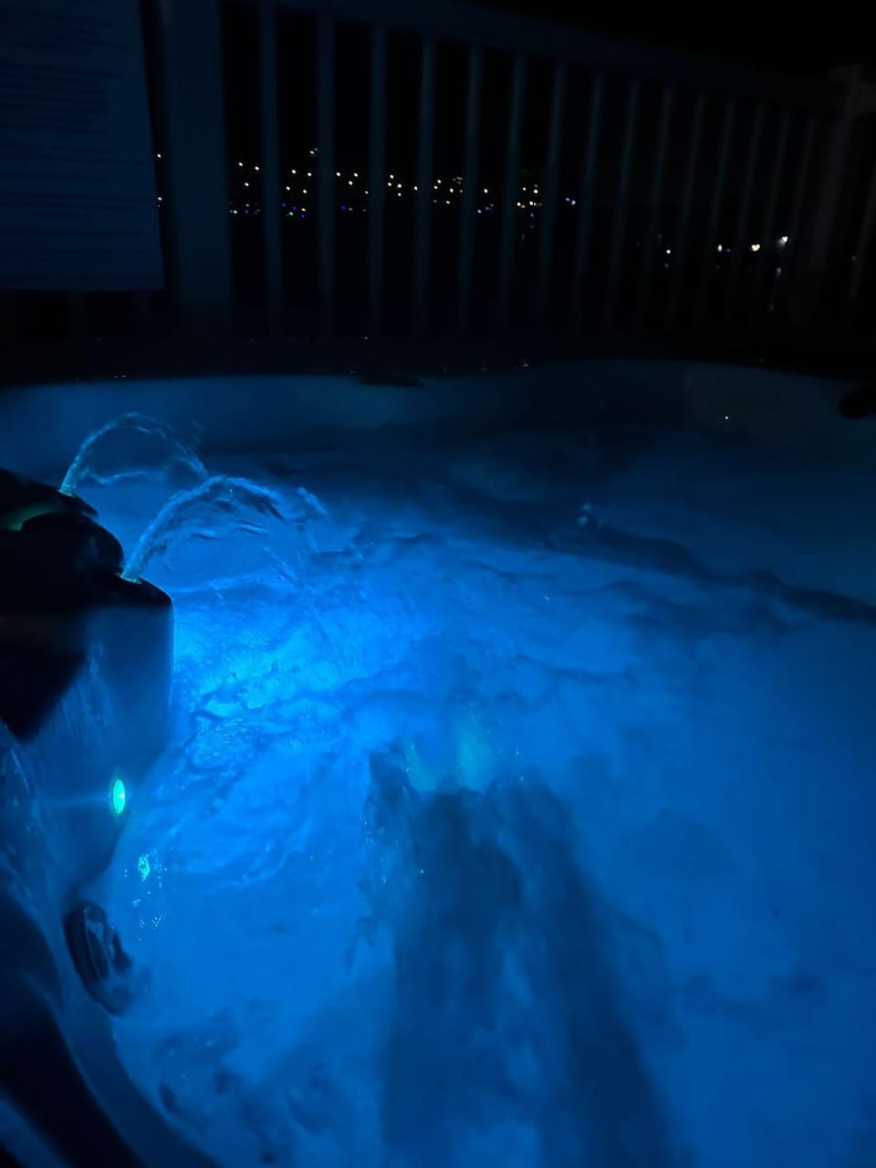 Night, Natural landscape, Hot Tub, Hot Tub