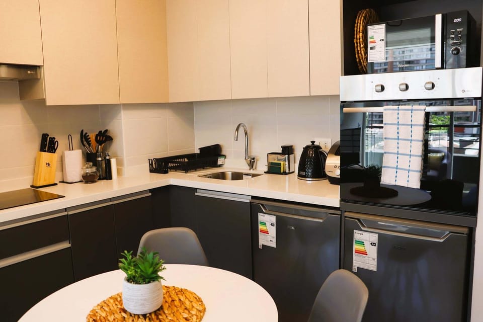HOM I Centrico Depto Estacionamiento Calefactor Apartment in Santiago