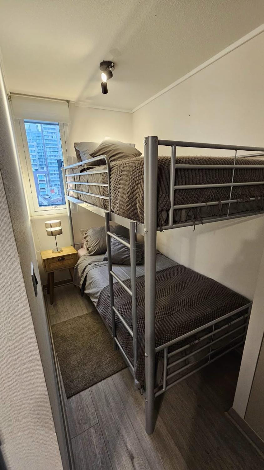 HOM I Centrico Depto Estacionamiento Calefactor Apartment in Santiago