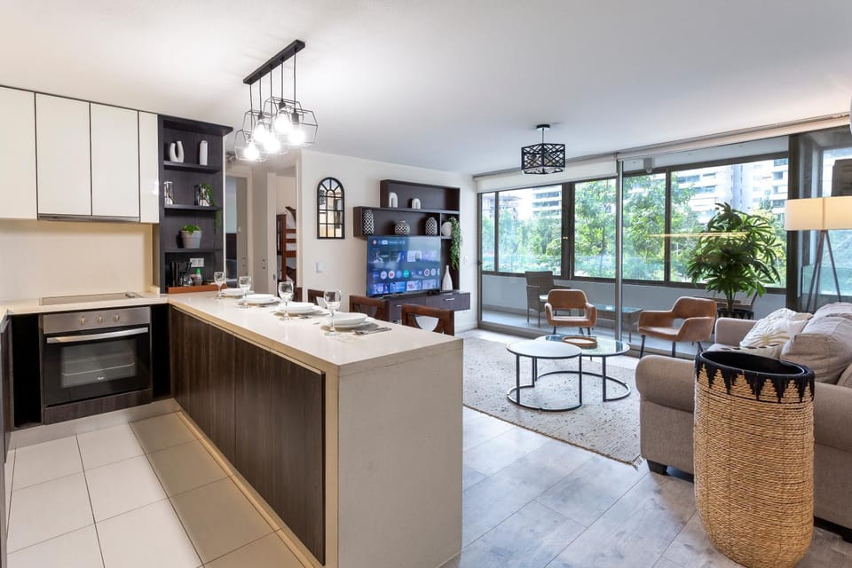 Kitchen or kitchenette, Living room, Dining area, pet friendly, stove
