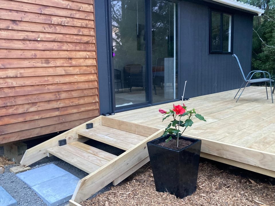 Property building, Garden view