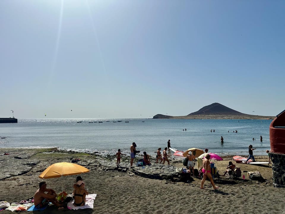 Nearby landmark, Day, People, Natural landscape, Beach, Mountain view, Sea view