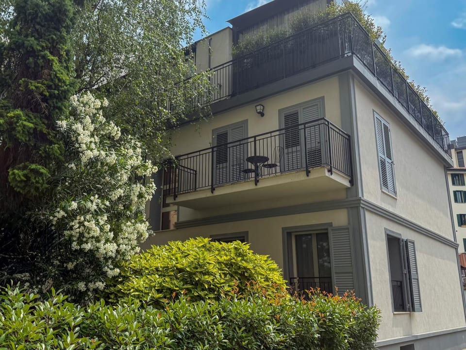 Property building, Spring, Day, Garden, View (from property/room), Garden view