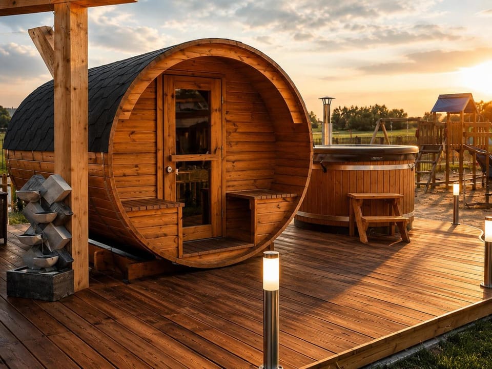 Sauna, Swimming pool