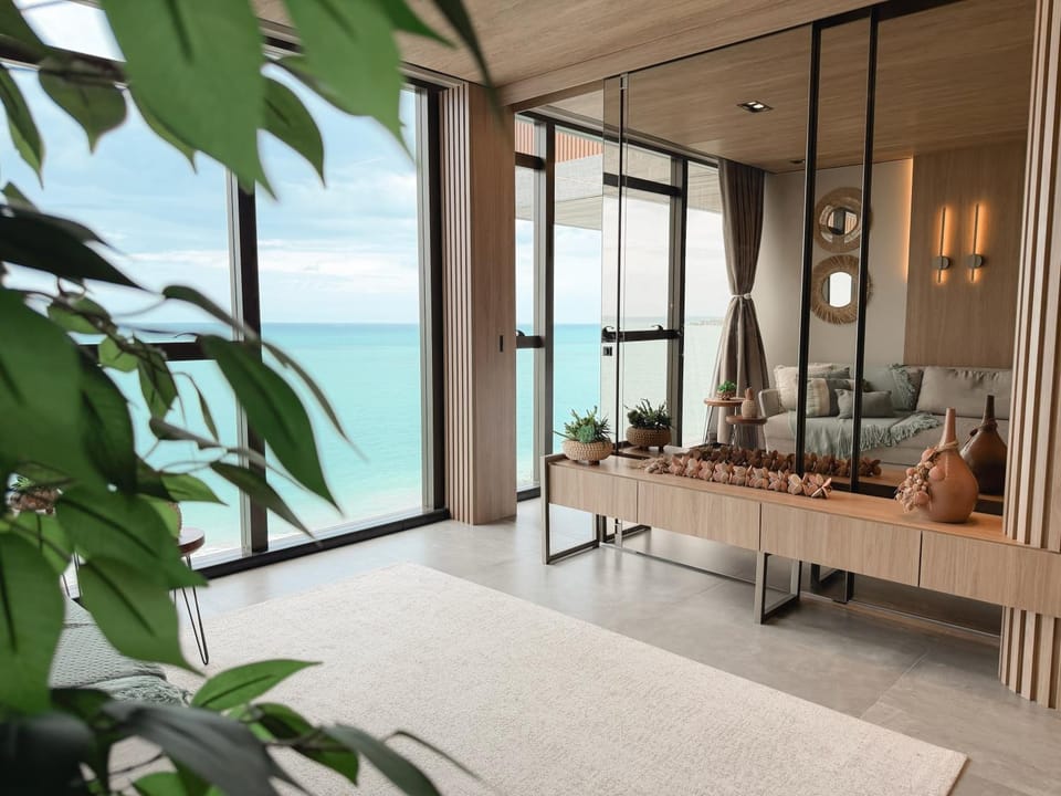 High Standard Premium Apartment Sea Front Balcony New Time 1208 Apartment in Maceió