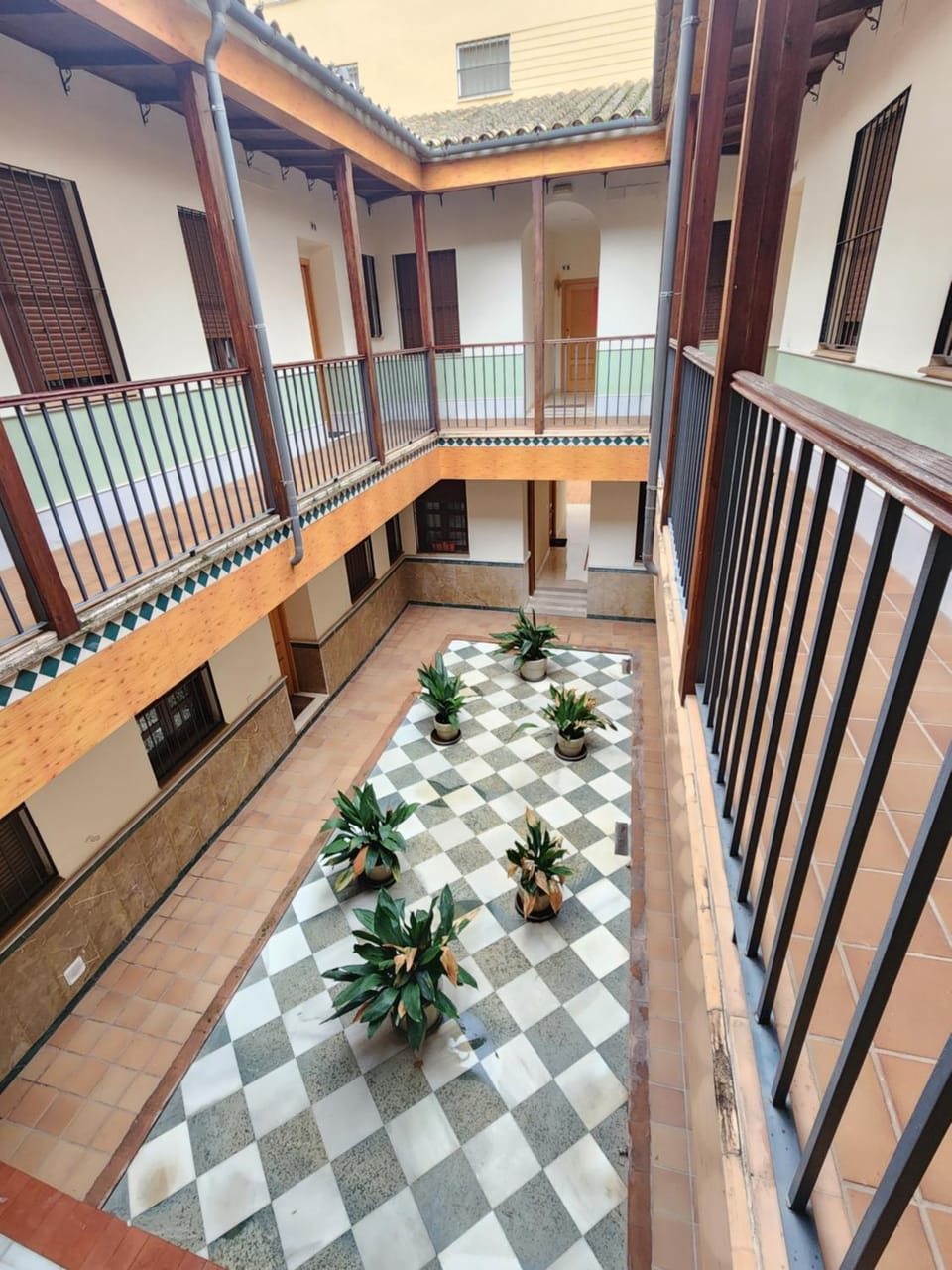 Property building, Garden view