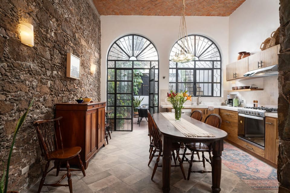 Patio, Dining area, Inner courtyard view, kitchen