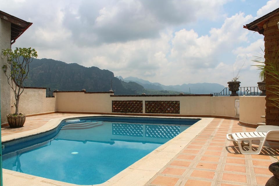 Natural landscape, Mountain view, Swimming pool