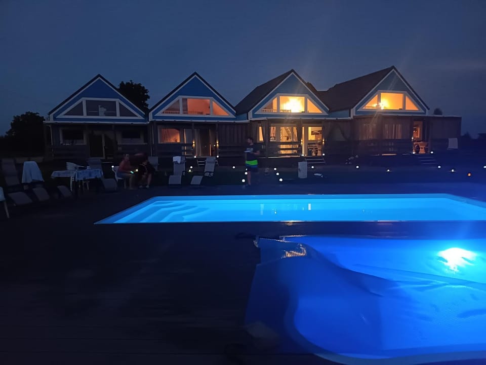 Property building, Pool view, Swimming pool