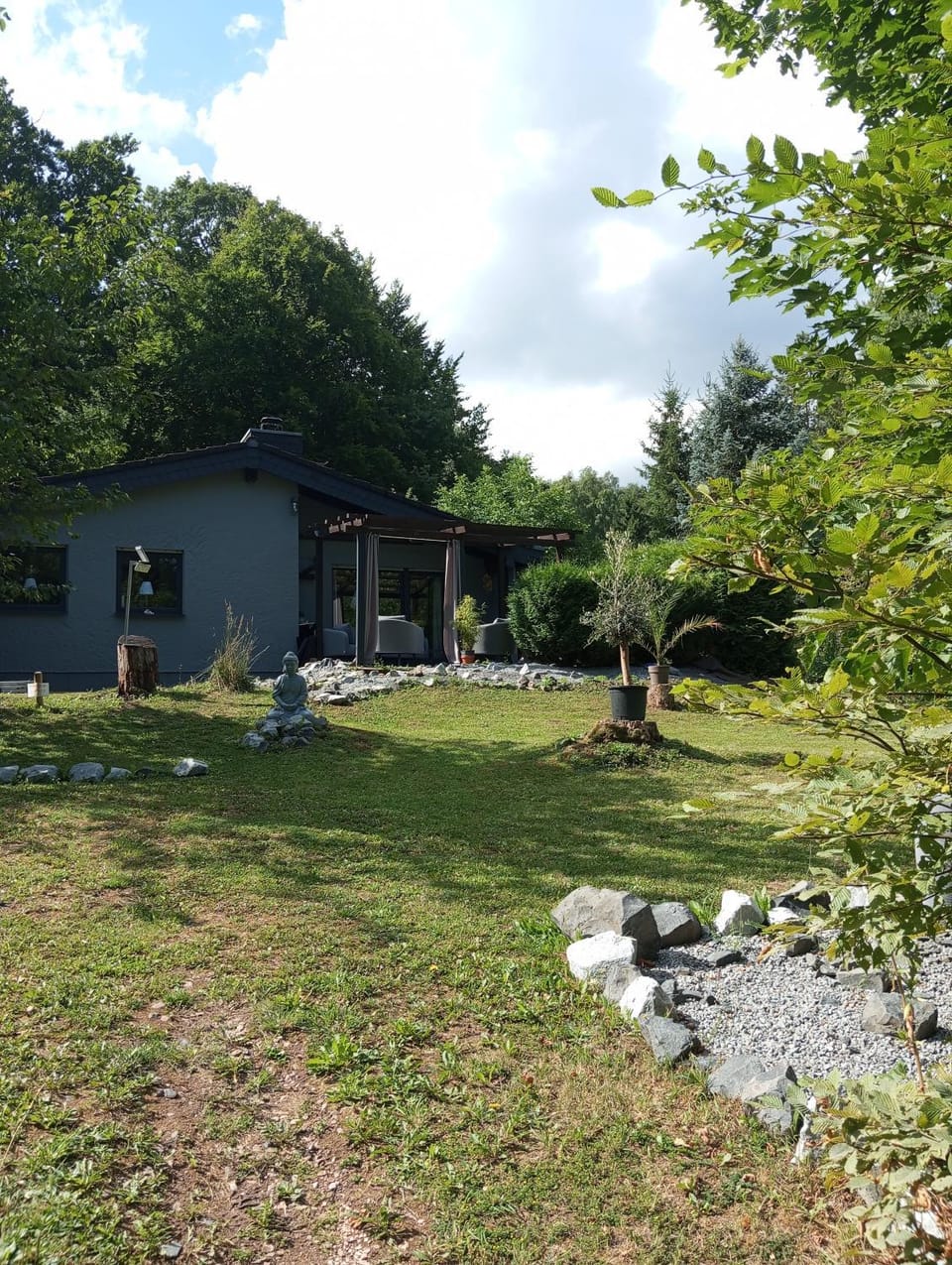 Property building, Garden view