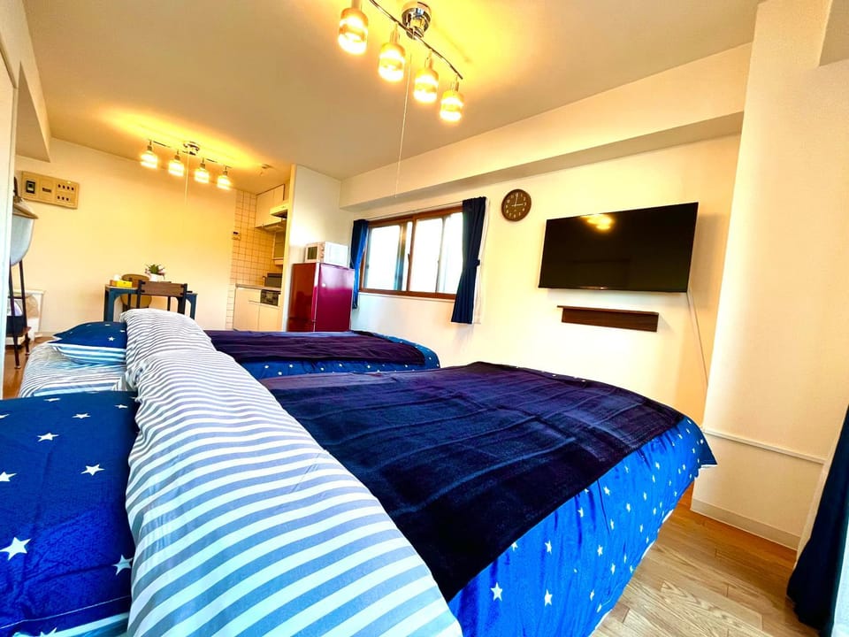Bed, Living room, Photo of the whole room, Bedroom