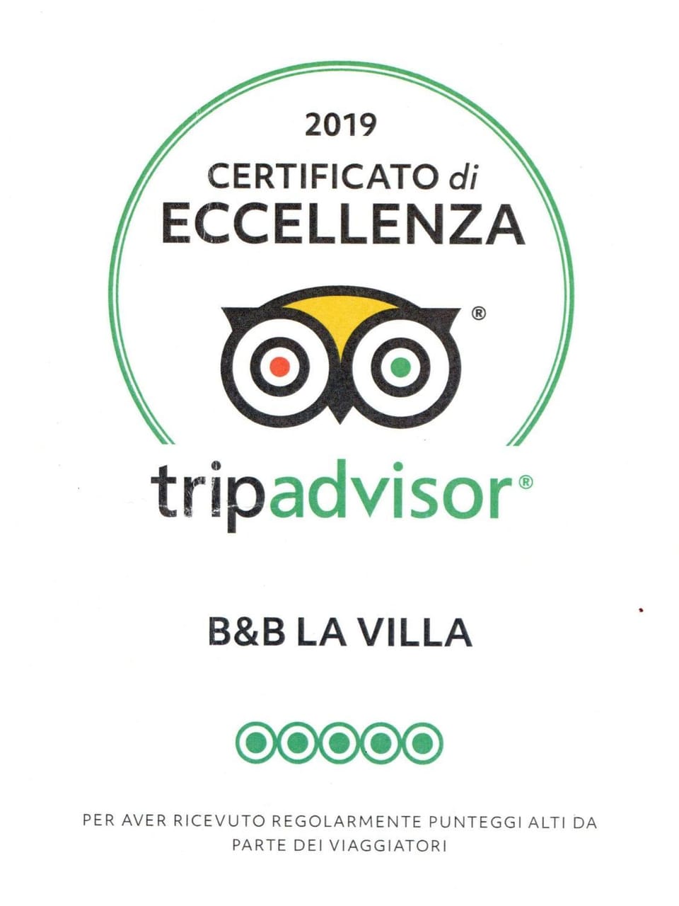 Certificate/Award
