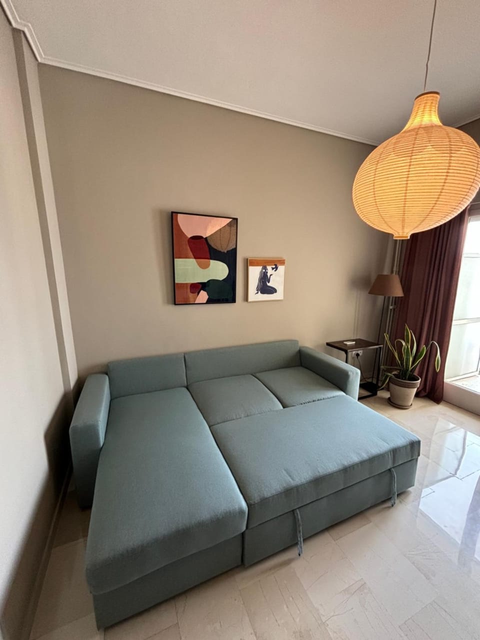 Bed, Living room, Photo of the whole room, Seating area, Bedroom