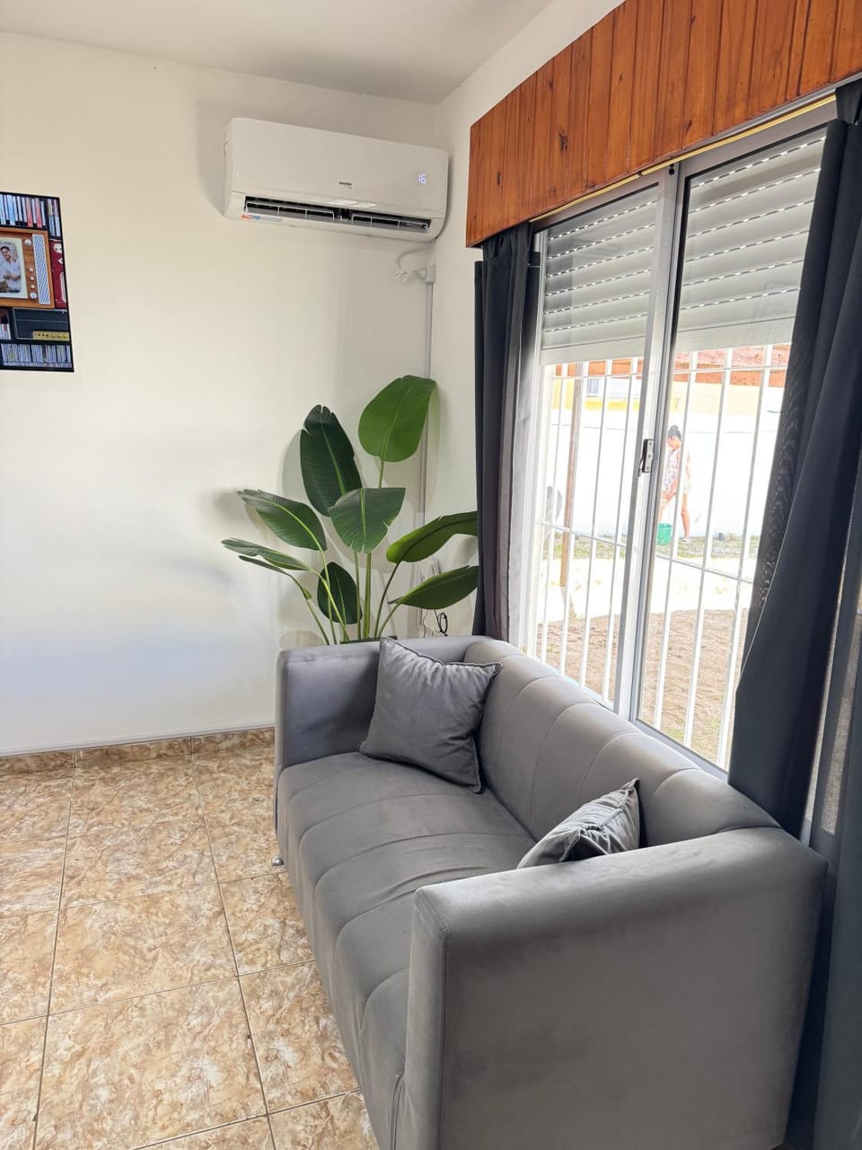 Living room, air conditioner