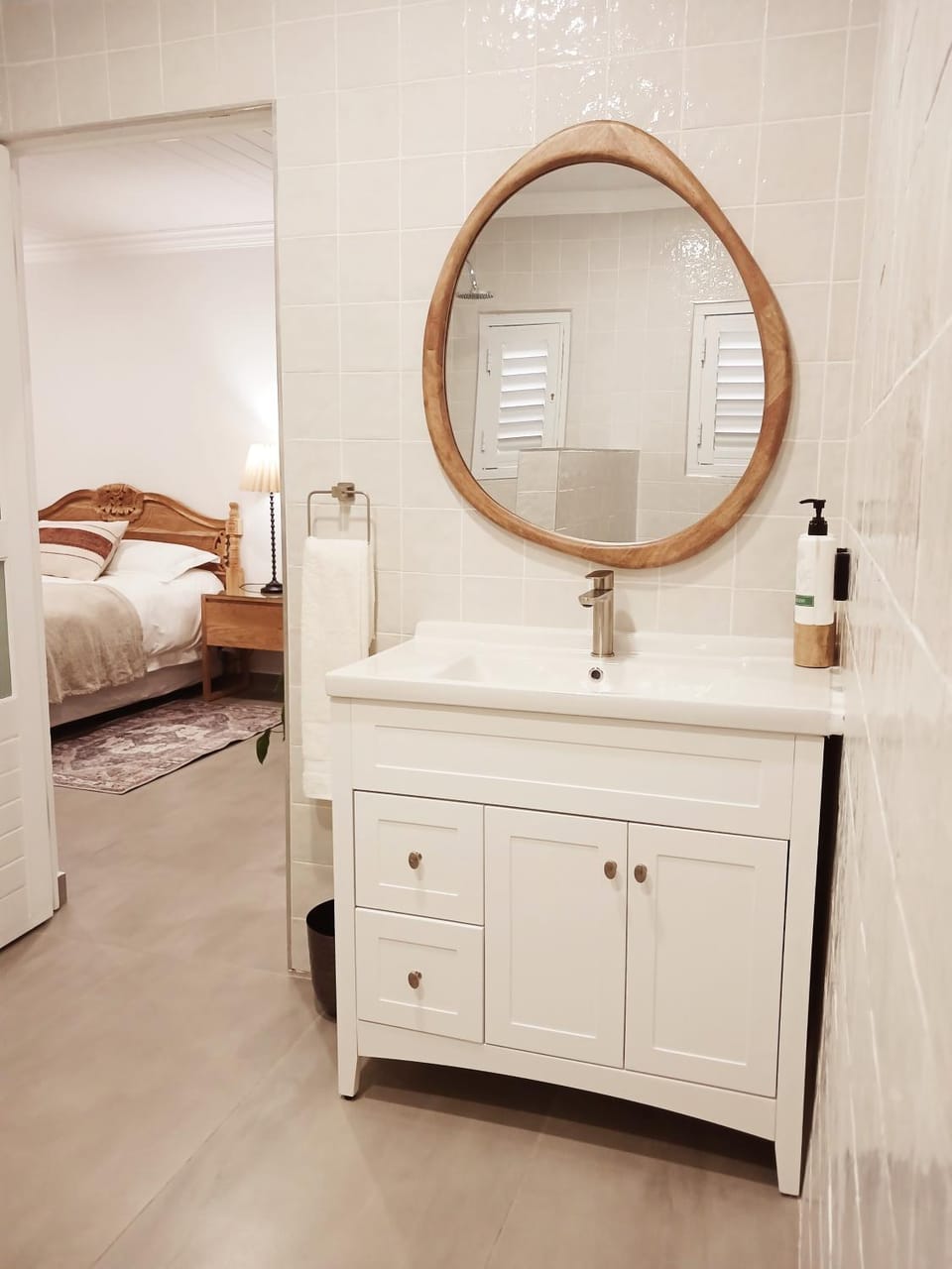 Bed, Bathroom, Bedroom