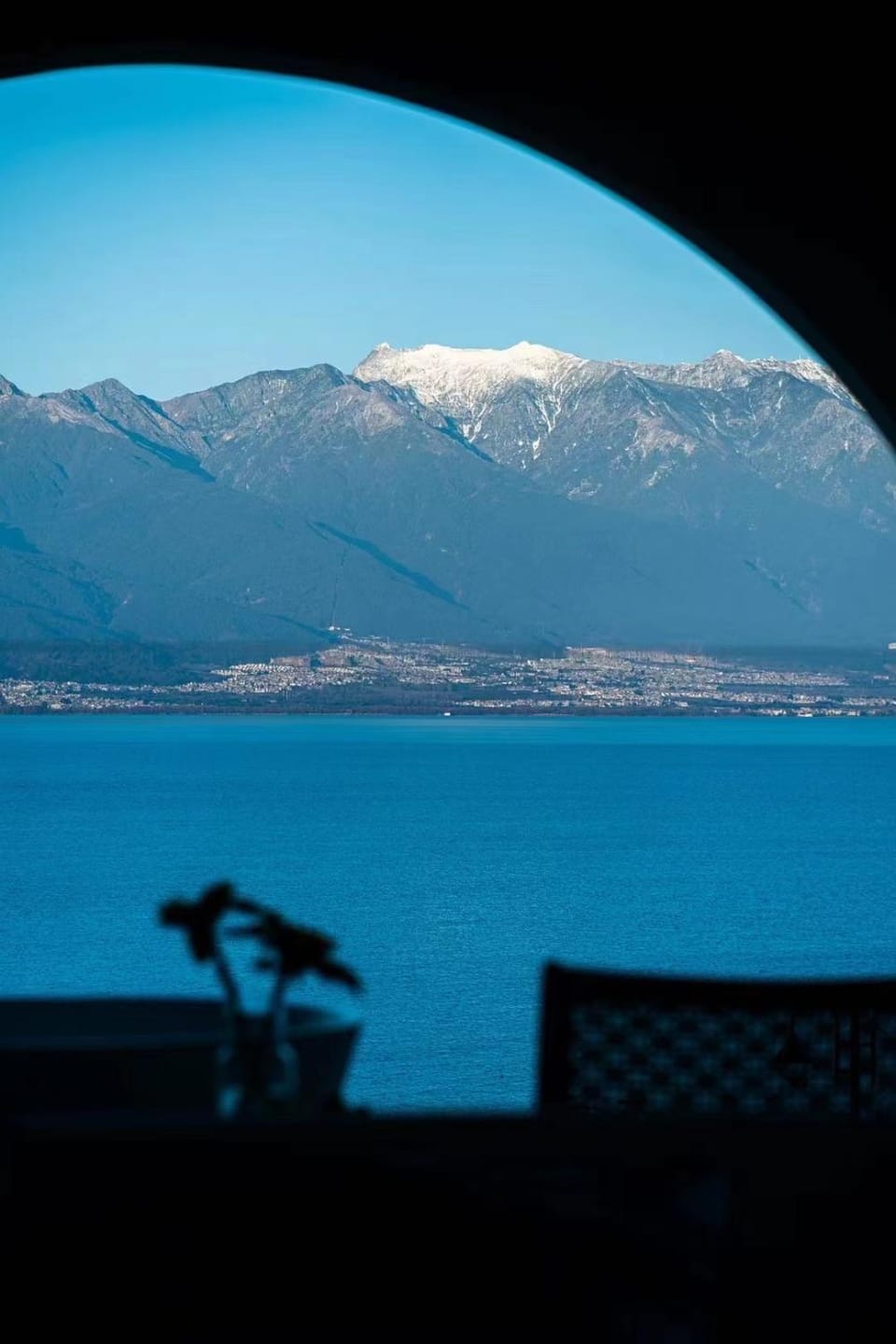 Natural landscape, Lake view