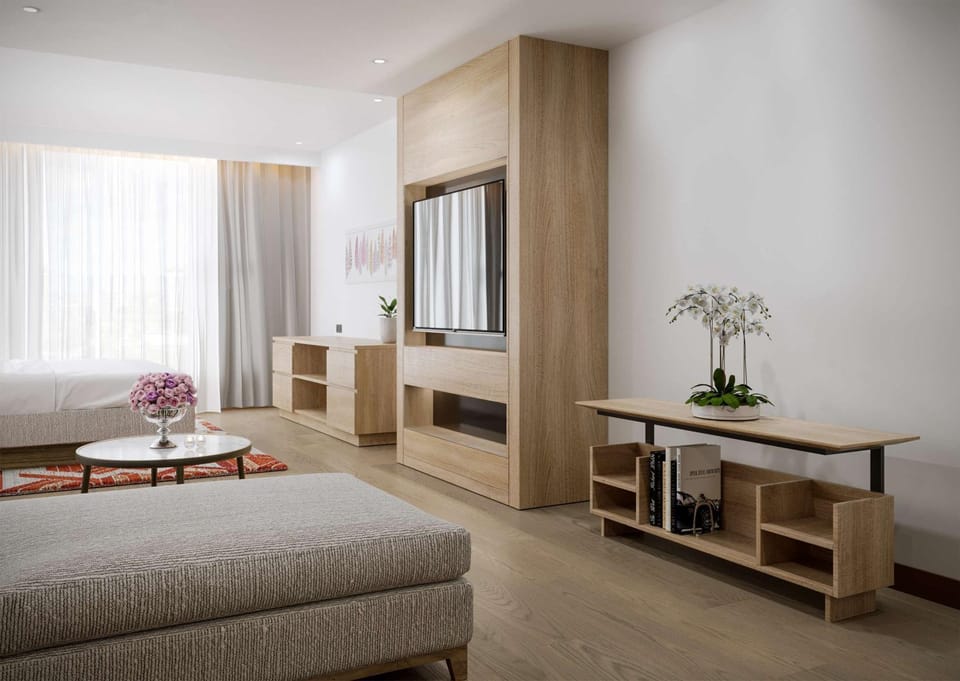 Bed, Living room, Bedroom