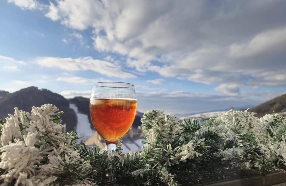 Day, Natural landscape, Winter, Mountain view, Drinks