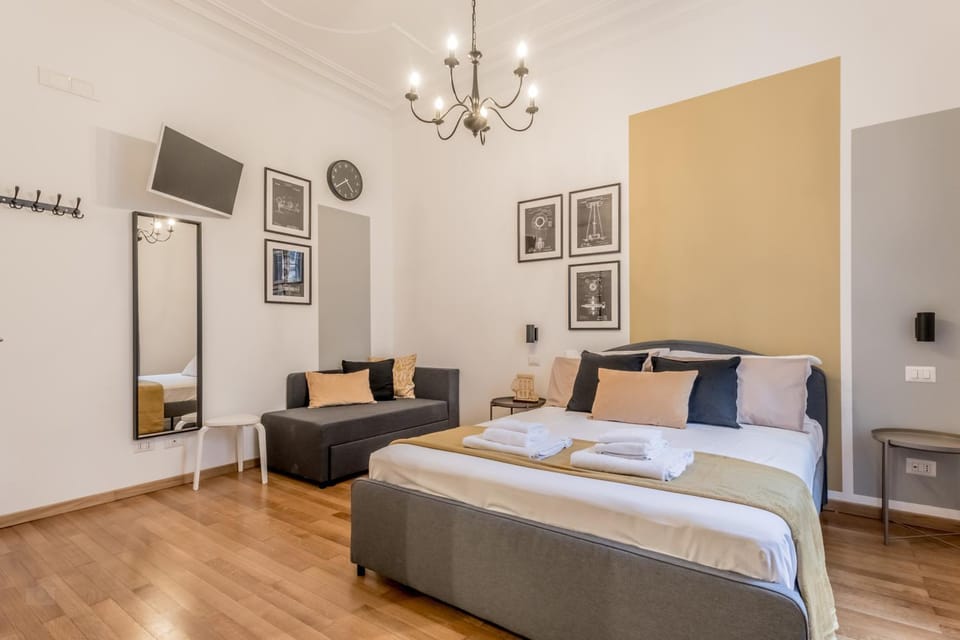 Bed, TV and multimedia, Photo of the whole room, Bedroom, air conditioner
