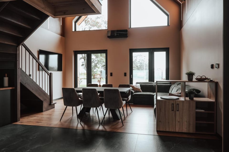 Living room, Seating area, Dining area