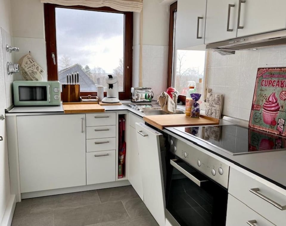 Kitchen or kitchenette, Living room