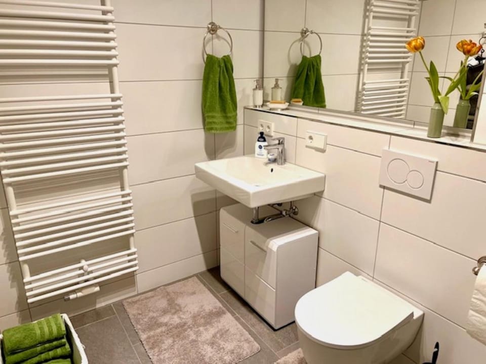 Bathroom, Living room