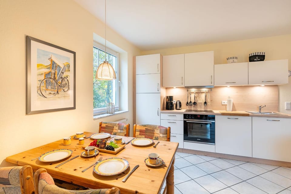 Kitchen or kitchenette, Dining area, oven, stove