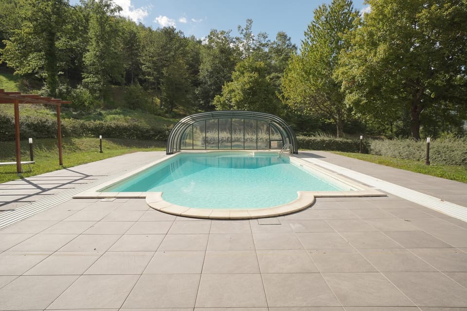 Natural landscape, Pool view, Swimming pool