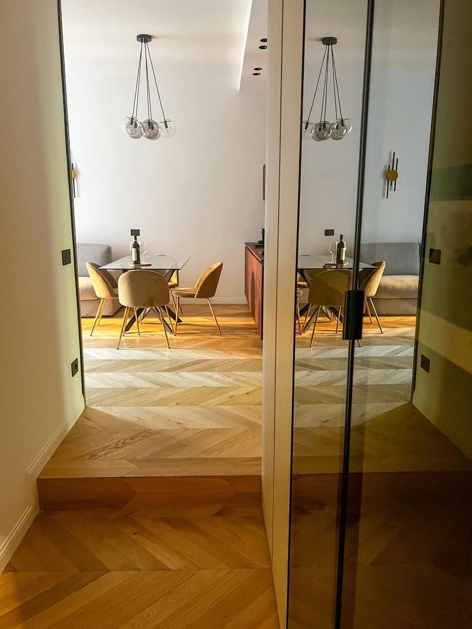 Living room, Dining area, wardrobe