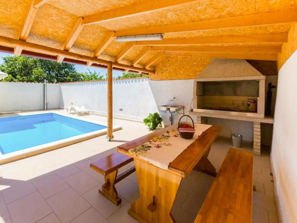 Pool view, sunbed