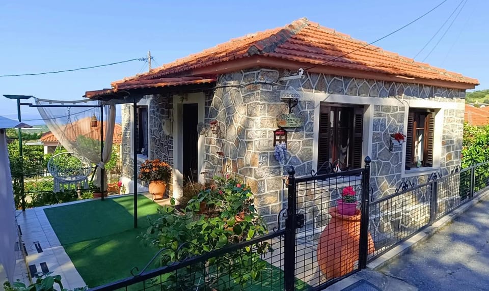 Traditional house at Pelion seaside House in Magnesia Prefecture, Greece