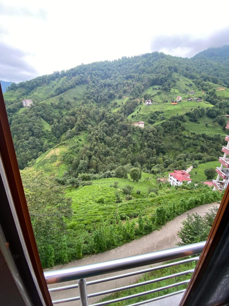 Nearby landmark, Natural landscape, Bird's eye view, Mountain view