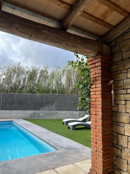 Patio, Garden, Pool view