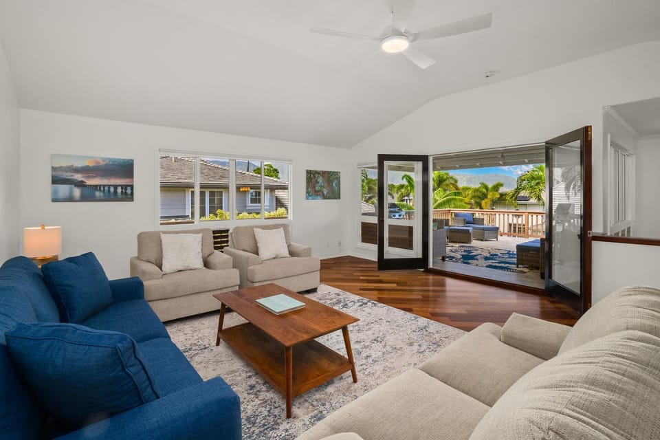 (3817) 4Br 4.5 Ba Punahele House with Ocean Views House in Princeville