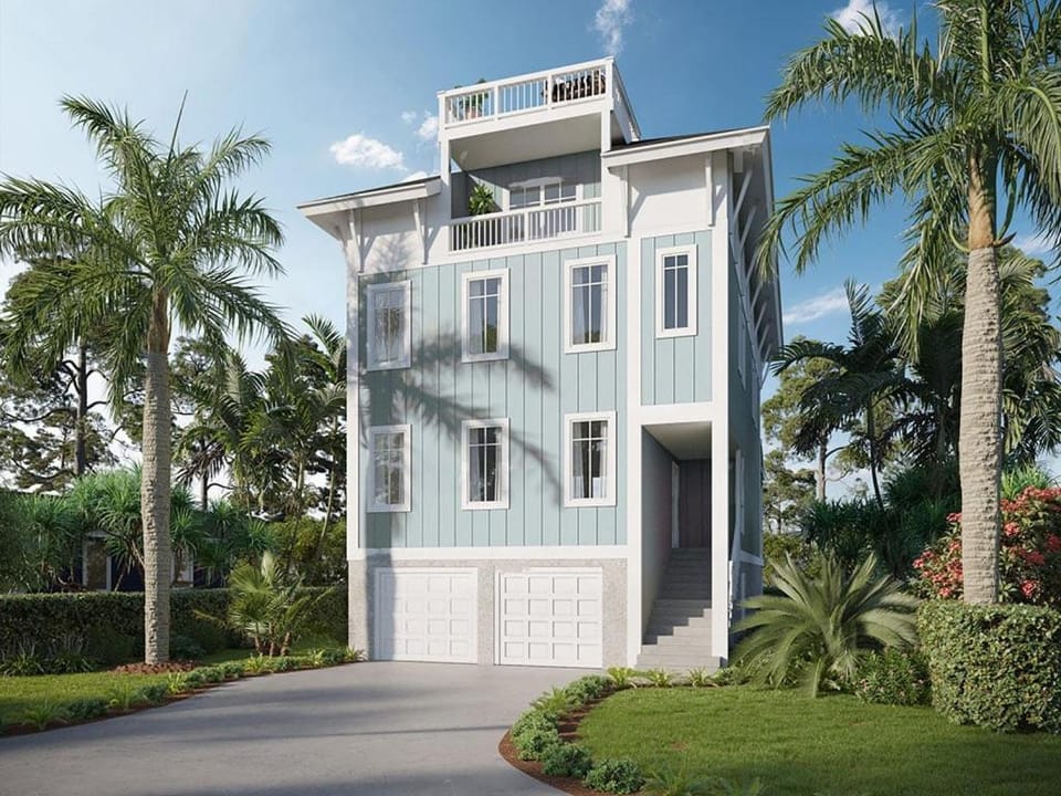 25 Bradley Circle, New Construction, Roof Top House in Hilton Head Island