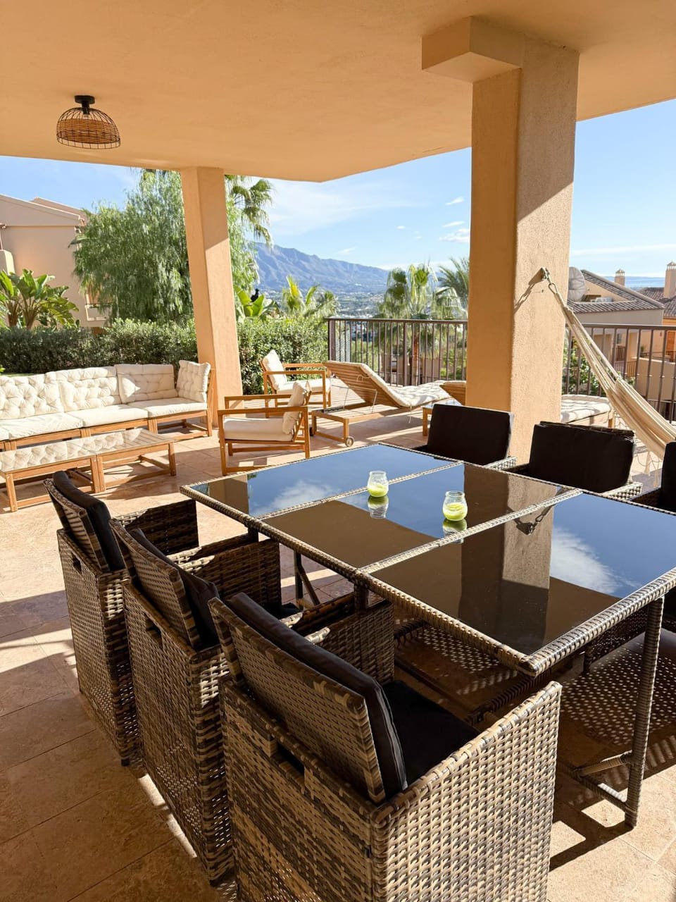 Patio, Balcony/Terrace, Mountain view