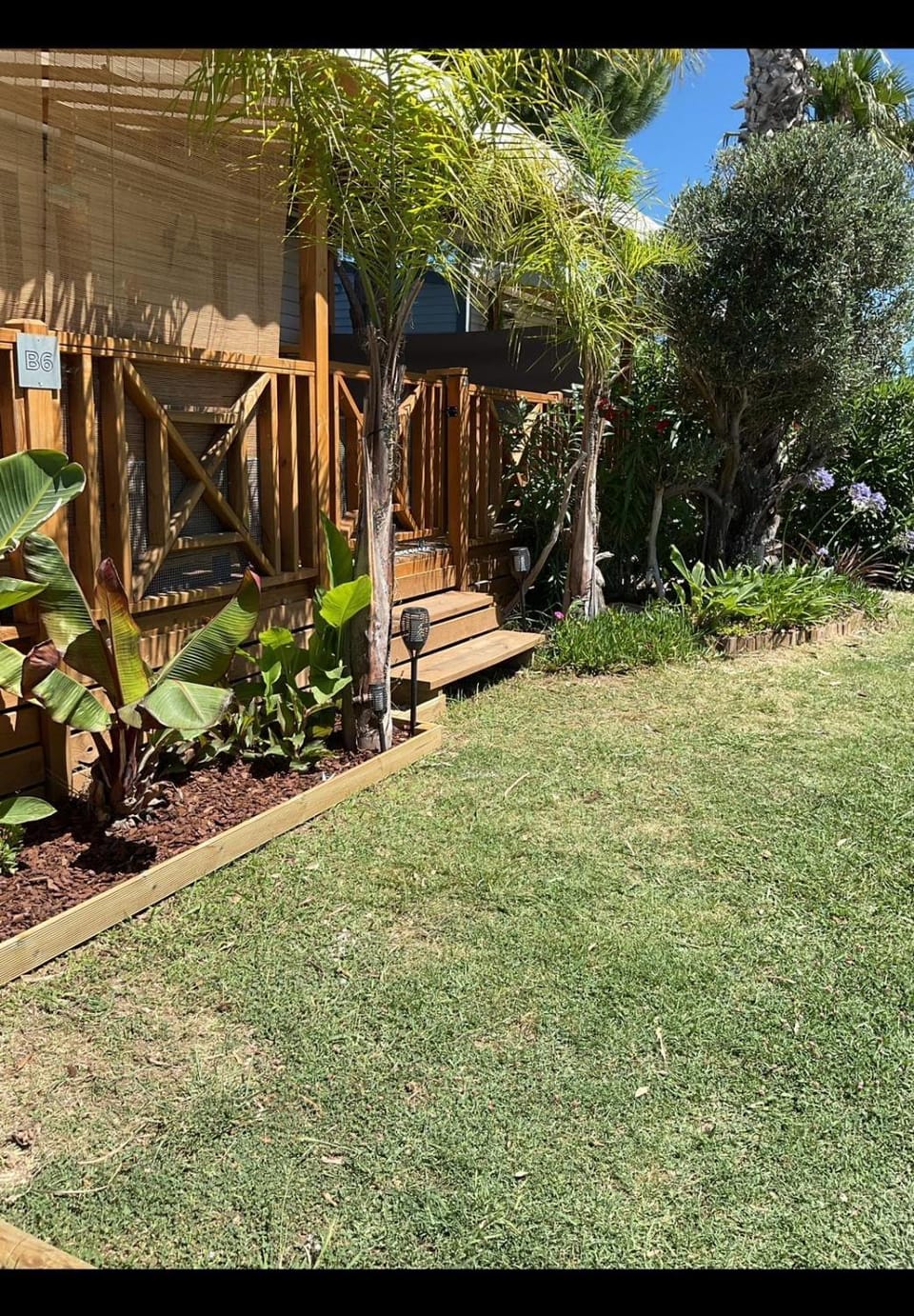 Property building, Garden view