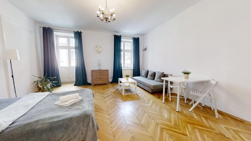 Flowers Flat in the Tenement Apartment in Warsaw