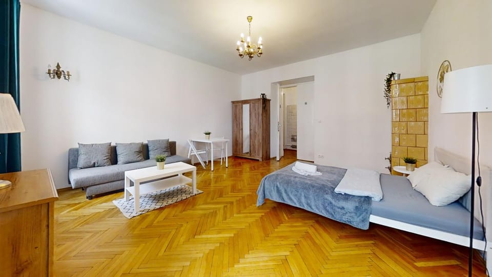 Flowers Flat in the Tenement Apartment in Warsaw