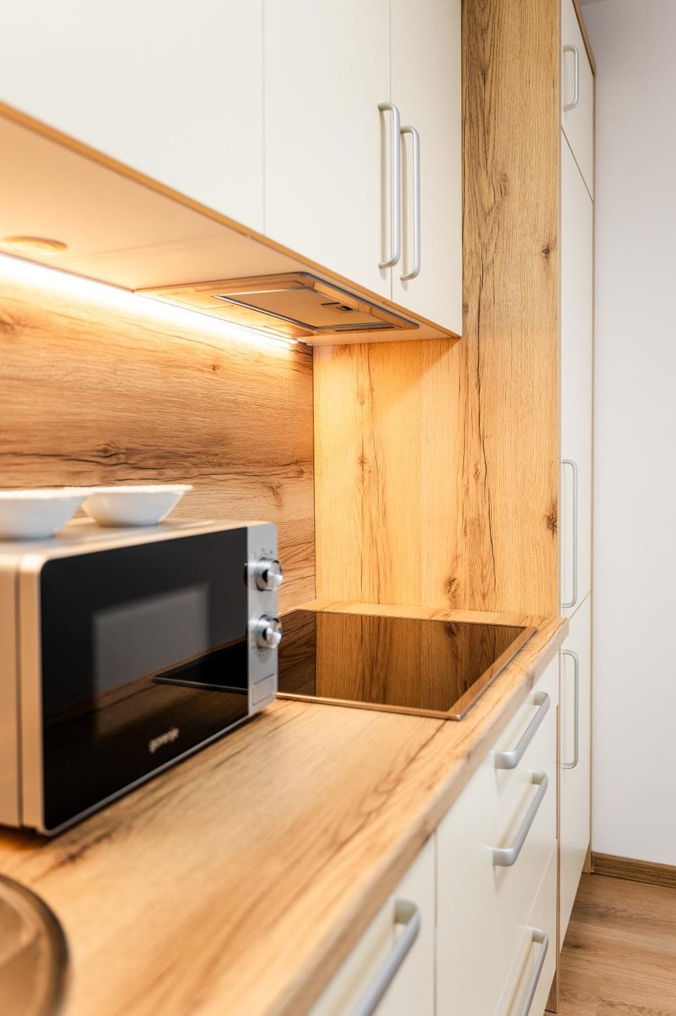 Kitchen or kitchenette, minibar, stove