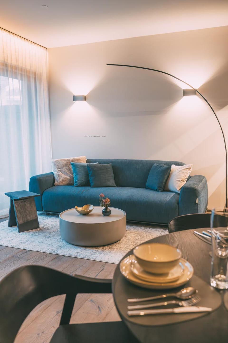 Living room, Seating area, Dining area