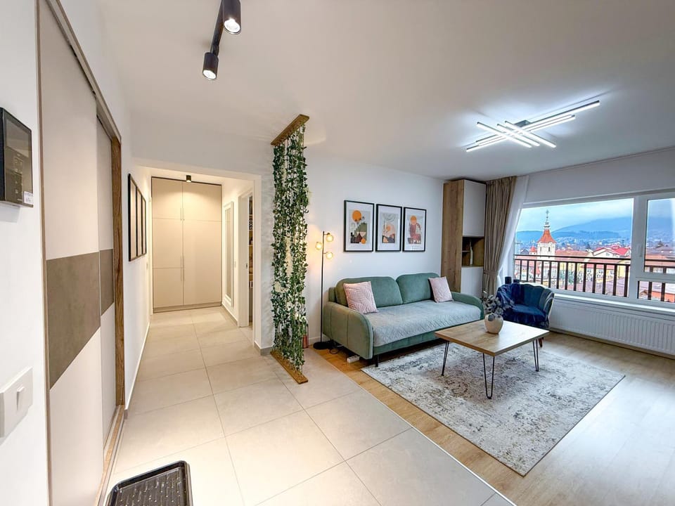 Living room, City view